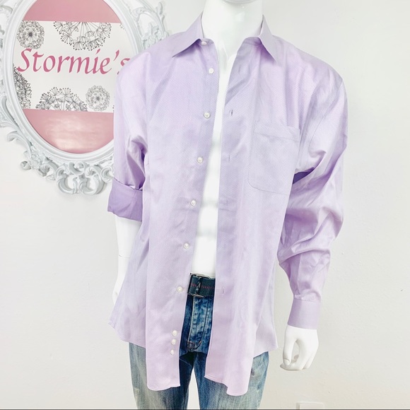 Pronto Uomo Other - Pronto Uomo /Light Purple Textured Diamond Design